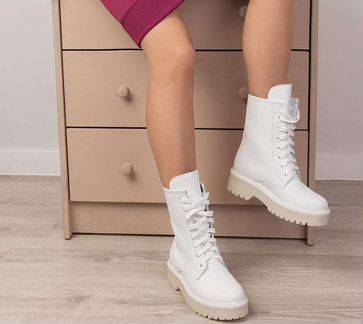 Ботинки белые 41 размер