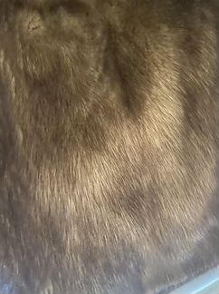 Шуба норковая с капюшоном