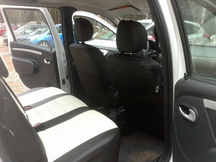 Чехлы Лада Ларгус 5 мест. Экокожа Аригон