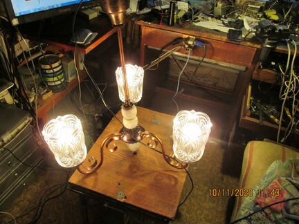 Люстра хрустальная СССР