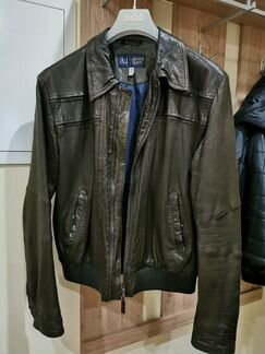 Armani Jeans куртка кожа