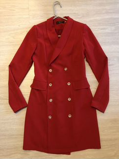 Платье пиджак Золотой песок