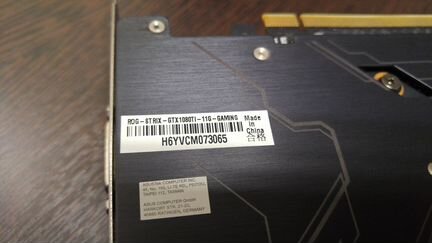 Asus ROG Strix GTX 1080Ti,11GB,352bit