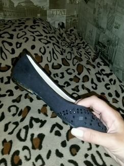 Балетки замша