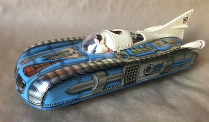 Винтажная игрушка космический бронемобиль. Большая