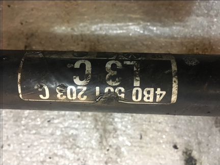 Задний левый привод в сборе Ауди А6 С5 4B0501203C