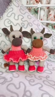 Вязаная коровка, бычок