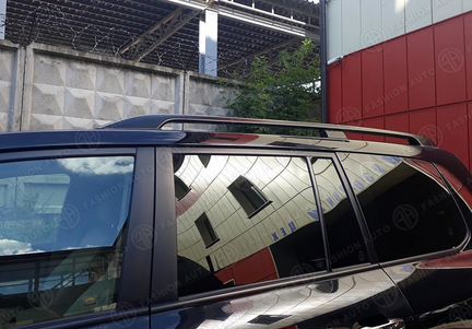 Черные рейлинги Toyota Land Cruiser 200 тойота 200