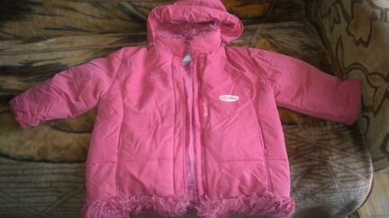 Зимняя куртка на пуху, разм.110