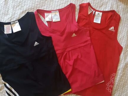 Майки Adidas для девочки 9-10 лет, р.140