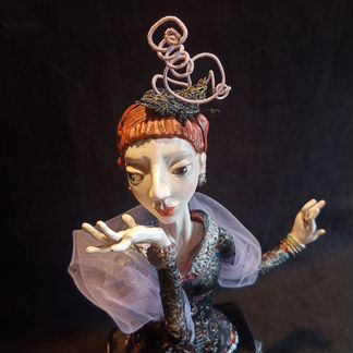 Кукла-бюст ручная работа