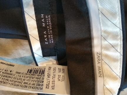 Мужской костюм zara новый