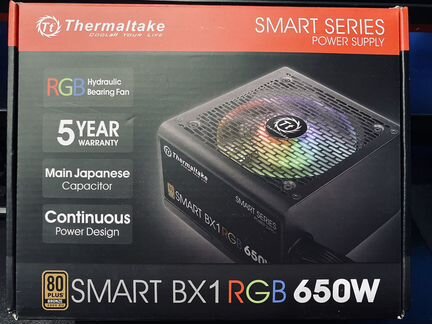 Блок питания Thermaltake BX1 Smart RGB 650W