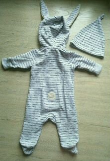 Комплект комбинезон с шапочкой рост 62