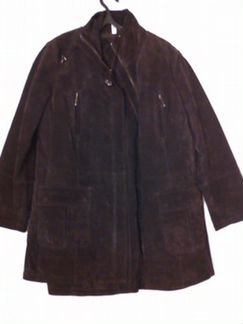 Куртка замшевая удлиненные теплые новые 2 шт