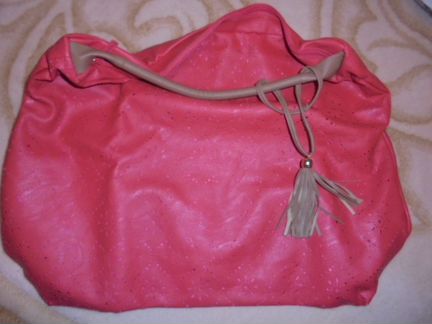 Новая Сумка персиковый-розовый цвет
