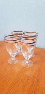 Рюмки с позолотой СССР 4шт