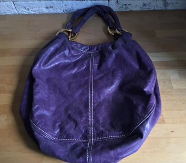 Кожаная сумка-шоппер Miu Miu