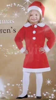 Костюм санты для девочки