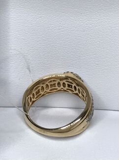 Кольцо золотое с бриллиантами