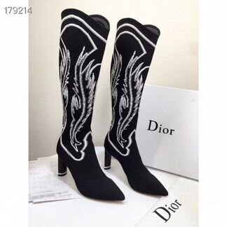 Сапоги замшевые Christian Dior