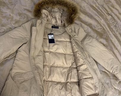 Куртка парка с мехом оригинал новая Trussardi