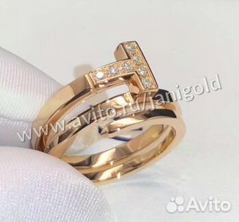 Золотое кольцо с бриллиантами Tiffany & Co