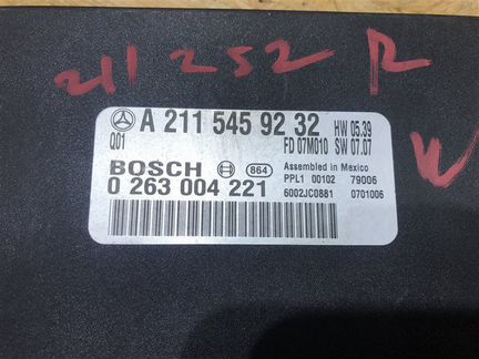 Блок управления парктроником Mercedes-Benz E-Class