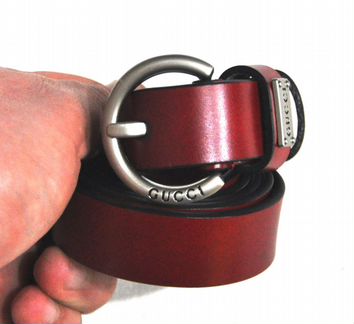 Женский ремень / Gucci / новый / красн / тонкий