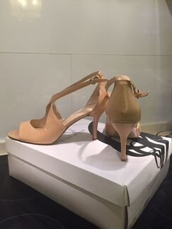 Босоножки на каблуке Nine West, натуральная кожа