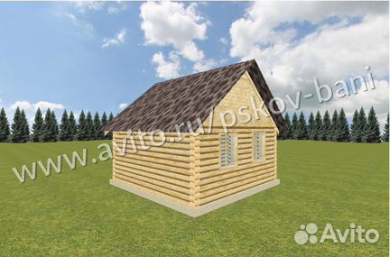 Сруб дома/бани