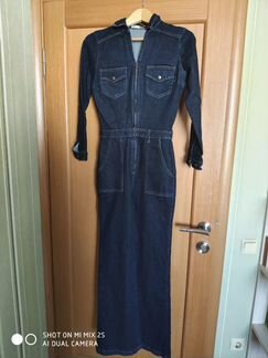 Женский джинсовый комбинезон Topshop