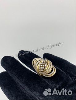 Новое кольцо и Серьги из золота с бриллиантами