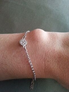Серебряный браслет, 925 проба, новый