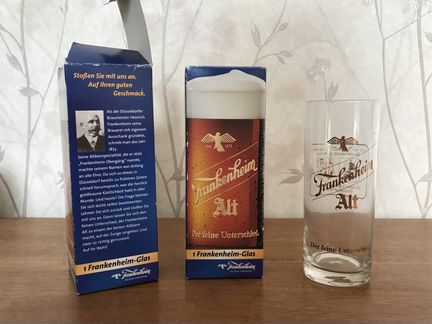 Cтаканы пивные Frankenheim, Германия, новые