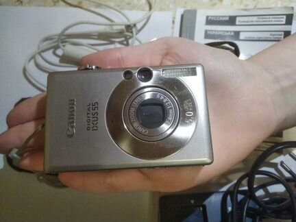 Компактный фотоаппарат Canon ixus 55