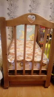 Кроватка Экологически Безопасная + матрас