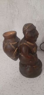 Коллекционная глиняная статуэтка