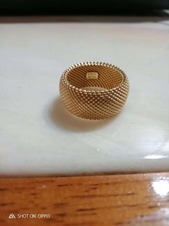 Золотое кольцо Tiffany