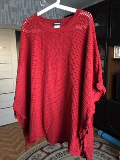 Пончо женское большого размера