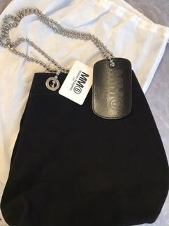 Сумка черная замшевая MM6 maison margiela оригинал