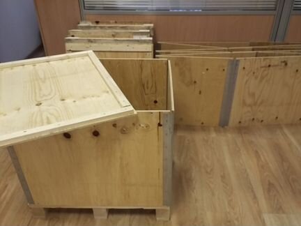 Ящик деревянный для перевозки и хранения из фанеры