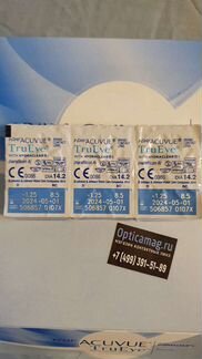 Линзы acuvue 1-day TruEye (180 линз) -2,75