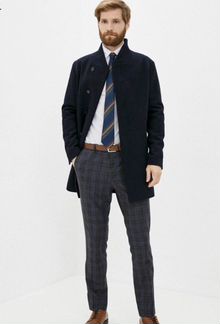 Мужское классическое пальто из шерсти Jack&Jones