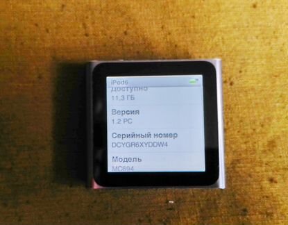 iPod Nano 6 16gb оригинал