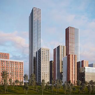 1-к квартира, 39.6 м², 33/52 эт.