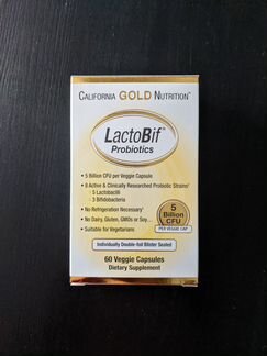 Пробиотик LactoBif Probiotics California gold Nutr