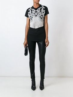 Футболка balmain оригинал с кристаллами