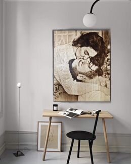 Подарок на Новый Год - Выжигание фото на дереве