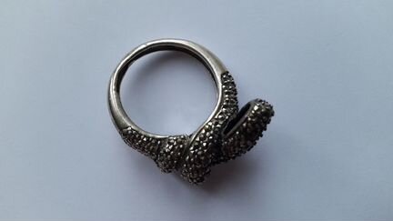 Комплект серебро 925 серьги кулон подвеска кольцо